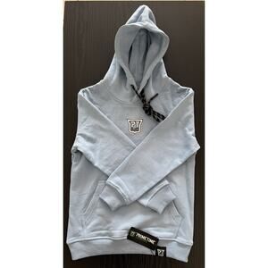 PT LAX Primetime Lacrosse Pullover Hoodie Size YM Light Blue Youth Medium